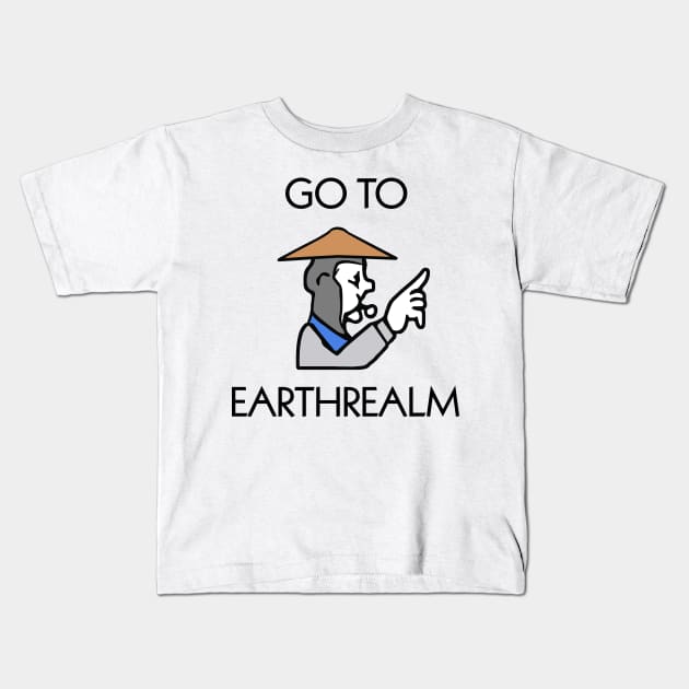 Go to Earthrealm Kids T-Shirt by Jawes